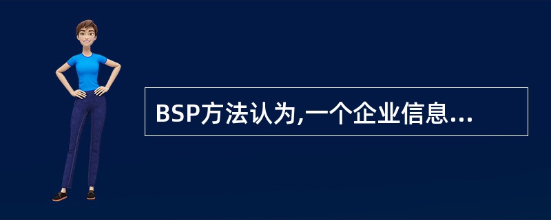 BSP方法认为,一个企业信息系统战略规划的实现,应当开始于总体信息系统结构中的