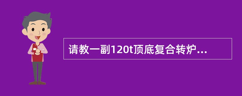 请教一副120t顶底复合转炉炼钢车间平面图