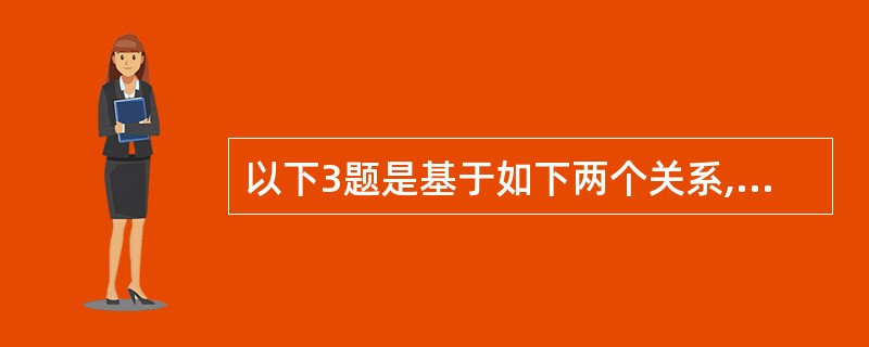 以下3题是基于如下两个关系,其中雇员信息表关系EMP的主键是雇员号,部门信息表关