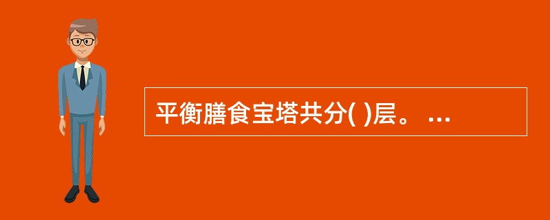 平衡膳食宝塔共分( )层。 A、3 B、4 C、5 D、6