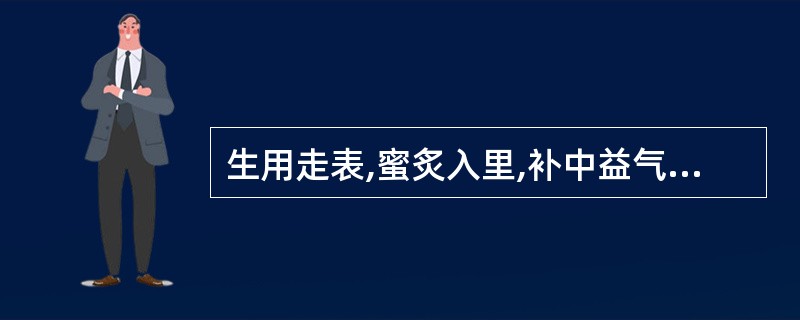 生用走表,蜜炙入里,补中益气的饮片是A、桂枝B、百部C、黄芪D、紫菀E、白前 -