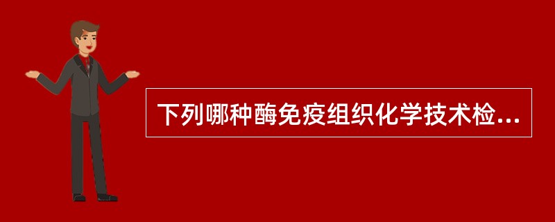 下列哪种酶免疫组织化学技术检测方法的敏感性最高