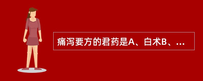 痛泻要方的君药是A、白术B、陈皮C、白芍D、防风E、甘草