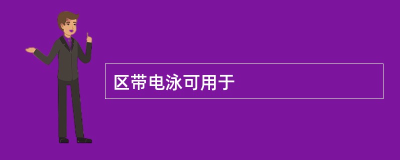 区带电泳可用于