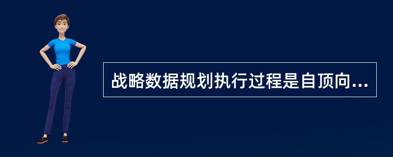 战略数据规划执行过程是自顶向下规划和自底向上设计,以下哪些是实现从企业模型过渡到