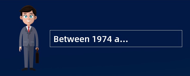 Between 1974 and 1997, the number of ove