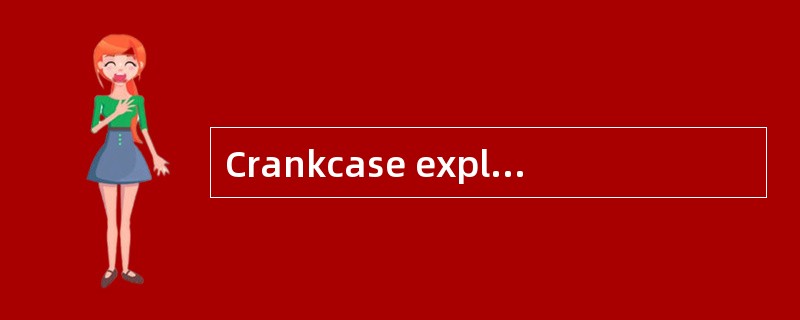 Crankcase explosions in propulsion diese