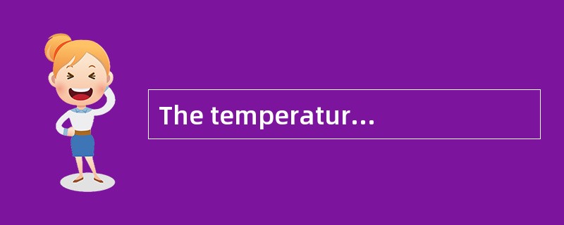 The temperature of the refrigerant in th