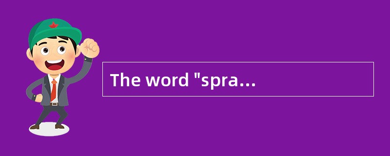 The word "spray" (underlined in the thir