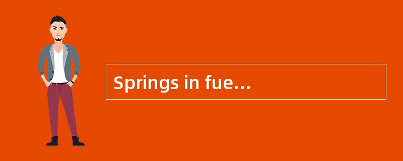 Springs in fuel injectors will become no