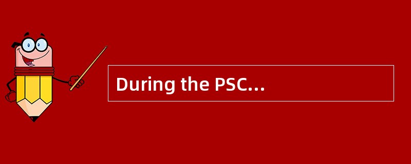 During the PSC inspection, under the pro