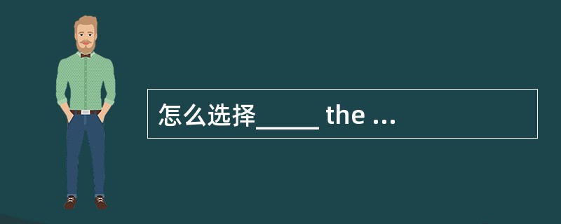 怎么选择_____ the help of their group, we wo