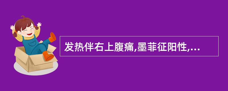 发热伴右上腹痛,墨菲征阳性,最可能的诊断是A、急性胆囊炎B、急性胃炎C、消化性溃