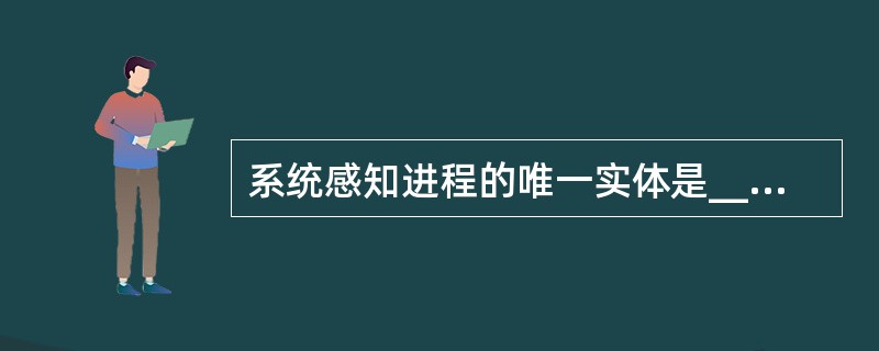 系统感知进程的唯一实体是______。