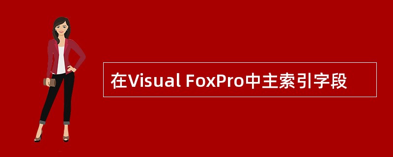 在Visual FoxPro中主索引字段