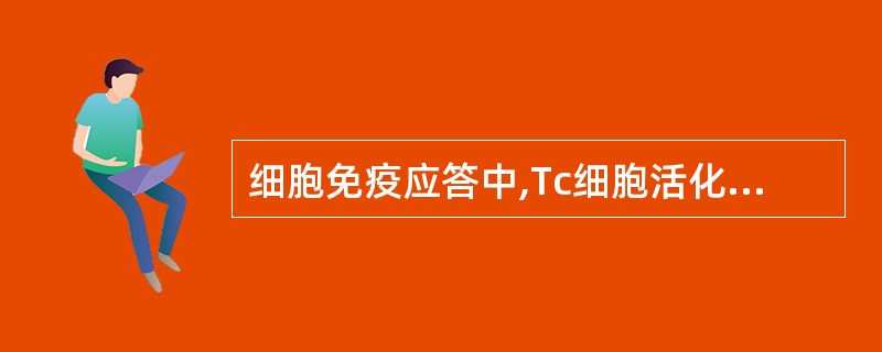 细胞免疫应答中,Tc细胞活化、增殖、分化与下列哪种分子无关( )A、MHC£­Ⅱ