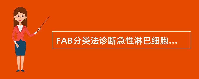 FAB分类法诊断急性淋巴细胞白血病L1型的标准之一是A、小原淋为主,大小较一致B