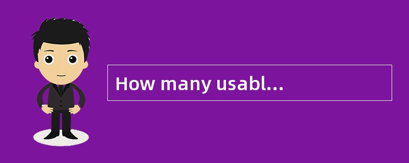 How many usable IP addresses can you get