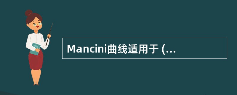 Mancini曲线适用于 ( )A、小分子抗原,短时间扩散(24h)B、小分子抗