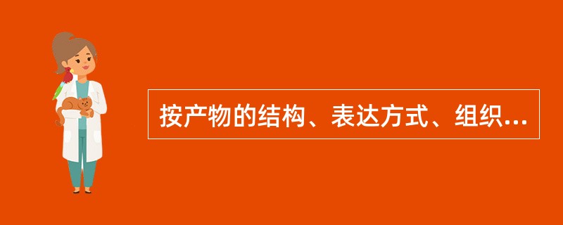 按产物的结构、表达方式、组织分布与功能可将HLA基因系统分为几类 ( )A、一类