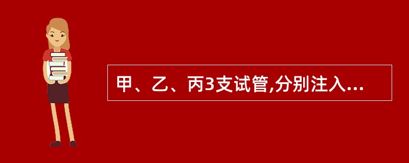 甲、乙、丙3支试管,分别注入同体积的0.1mol£¯L的盐酸、硫酸和醋酸,再各加