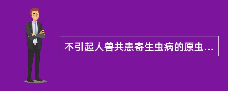 不引起人兽共患寄生虫病的原虫是( )。A、人体疟原虫B、杜氏利什曼原虫C、弓形虫