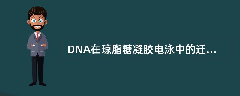 DNA在琼脂糖凝胶电泳中的迁移方向是A、从下到上B、从前到后C、由阴极到阳极D、