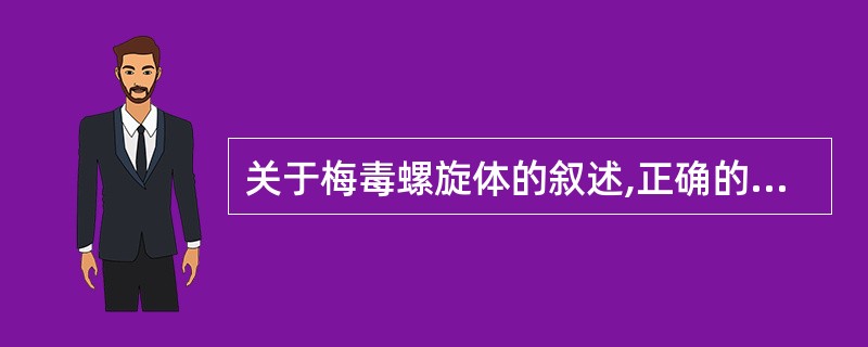 关于梅毒螺旋体的叙述,正确的是A、梅毒螺旋体属于疏螺旋体B、梅毒螺旋体也称苍白密