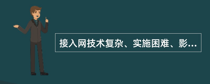 接入网技术复杂、实施困难、影响面广。下面_______技术不是典型的宽带网络接入