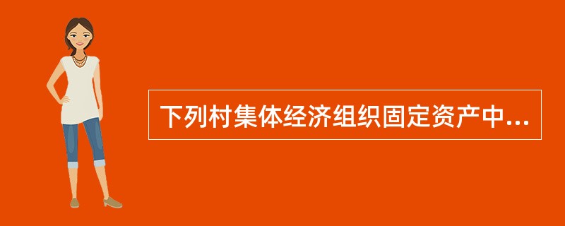 下列村集体经济组织固定资产中,应当计提折旧的有( )。