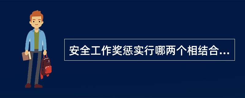 安全工作奖惩实行哪两个相结合的原则?