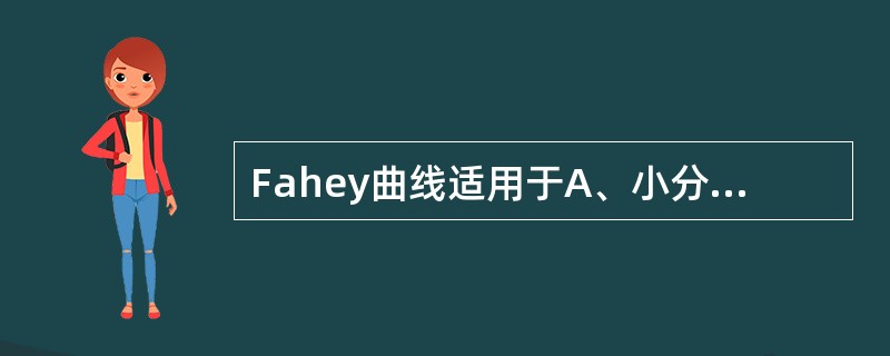 Fahey曲线适用于A、小分子抗原,长时间扩散(48小时)B、小分子抗原,短时间