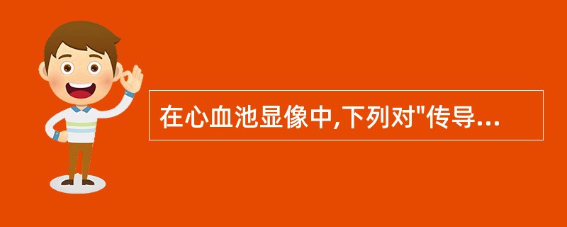 在心血池显像中,下列对"传导异常"具有独特价值的是A、相位图B、振幅图C、时相直