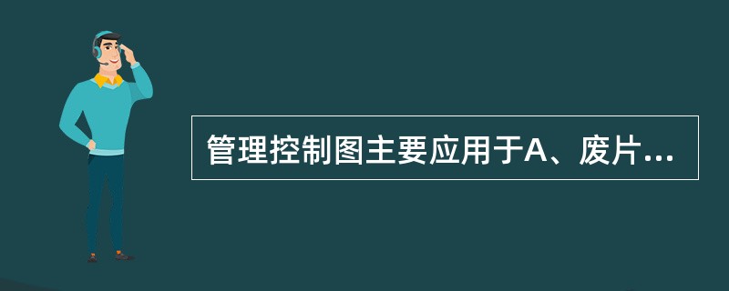 管理控制图主要应用于A、废片分析B、故障分析C、组织架构分析D、冲洗机的质量控制