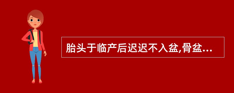 胎头于临产后迟迟不入盆,骨盆测量径线最有价值的是