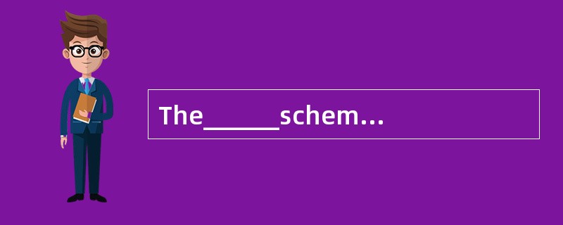 The______scheme in a database system is