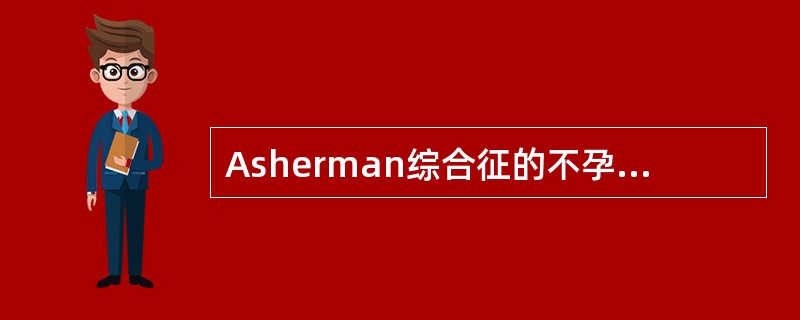 Asherman综合征的不孕原因是A、输卵管因素B、卵巢因素C、子宫因素D、宫颈