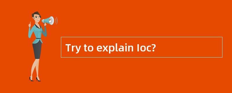 Try to explain Ioc?