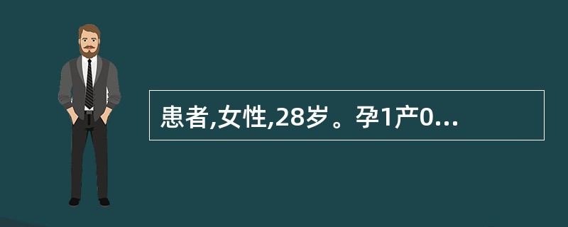 患者,女性,28岁。孕1产0,孕36周,阴道流液5小时入院。患者诊断为胎膜早破。