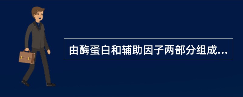 由酶蛋白和辅助因子两部分组成的酶是