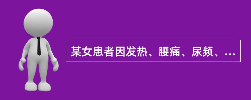 某女患者因发热、腰痛、尿频、尿急、尿痛就医,确诊为急性肾盂肾炎,尿化验的特点A、