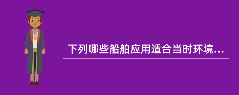 下列哪些船舶应用适合当时环境和情况的一切有效手段判断是否存在碰撞危险?I、大风浪