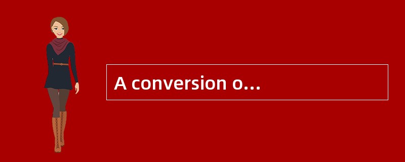 A conversion operator which converts the