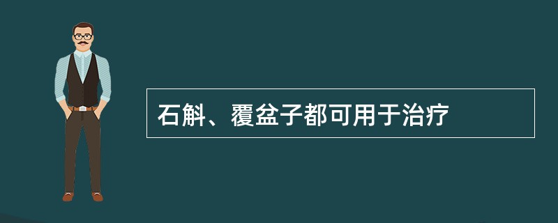 石斛、覆盆子都可用于治疗