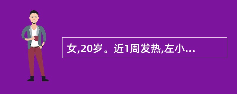 女,20岁。近1周发热,左小腿出现片状红斑,腹股沟淋巴结肿大疼痛。最可能的致病菌