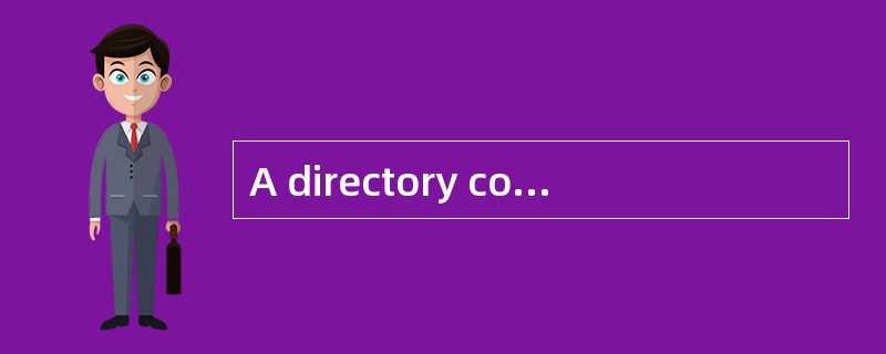 A directory contains many a numbered sub