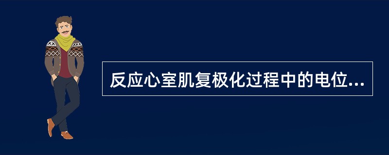 反应心室肌复极化过程中的电位变化是