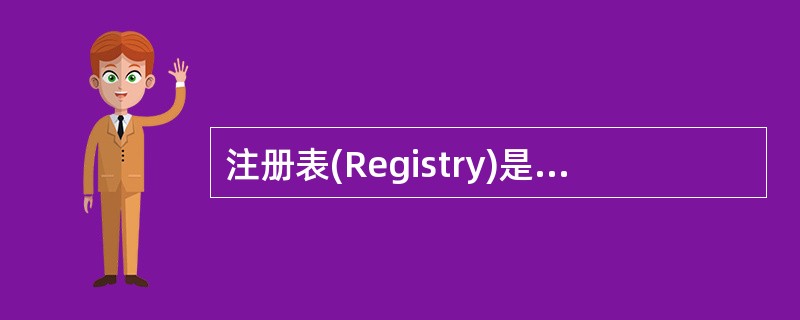 注册表(Registry)是Windows核心数据库。下列哪一项不是注册表包含的