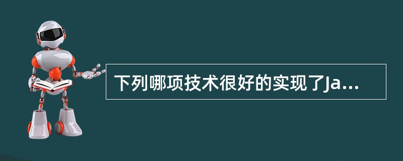 下列哪项技术很好的实现了Java的垃圾回收机制?