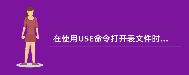 在使用USE命令打开表文件时,能够同时自动打开一个相关的______。